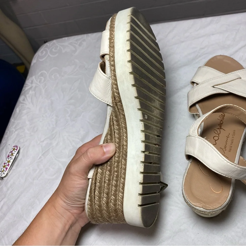 Vintage Gaimo Espadrille HandMade in Spain 39 1980’s Excellent Cond Platform
